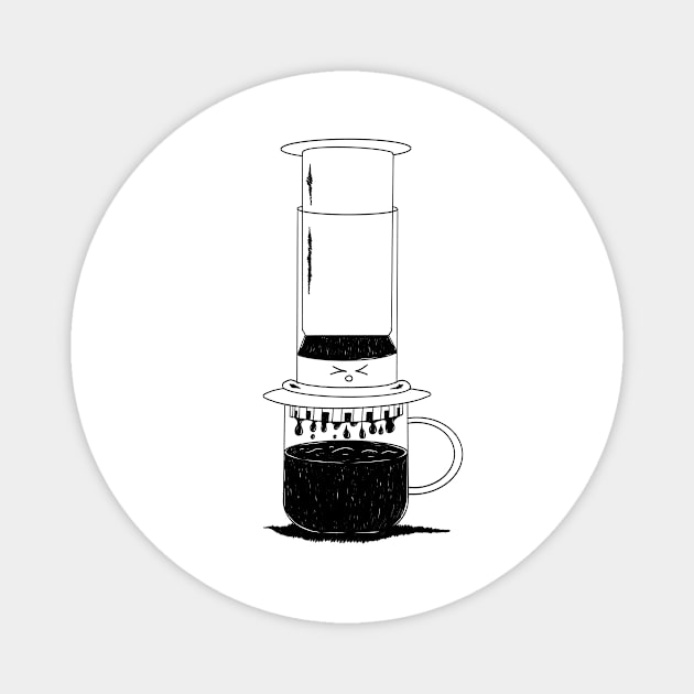 Aeropress - coffee Magnet by grow.up.c